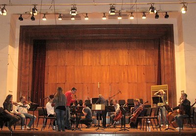 The Zebeljan Orchestra in rehearsal The Zebaljan Orchestra in rehearsal