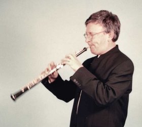 portrait of Christopher Redgate by Paul Medley