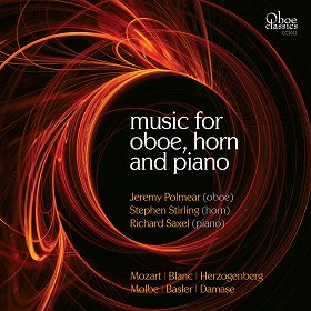 music of oboe, horn & piano CD cover