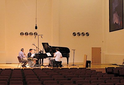 recording at Wyastone Concert Hall, Monmouth; photo by Alexander Van Ingen recording at Wyastone Concert Hall, Monmouth; photo by Alexander Van Ingen