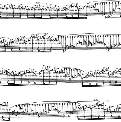Michael Finnissy, Pavasiya (extract)