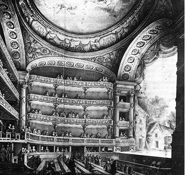 Salle de la
Belle-Cheminee at Fontainbleau: engraving c1778